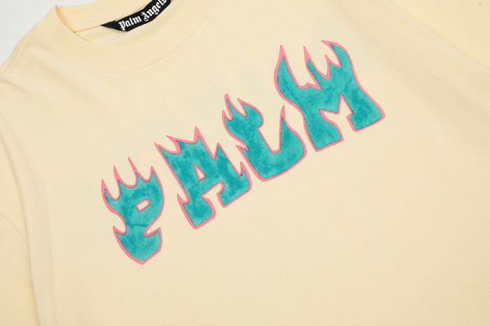 Flame letters front and back