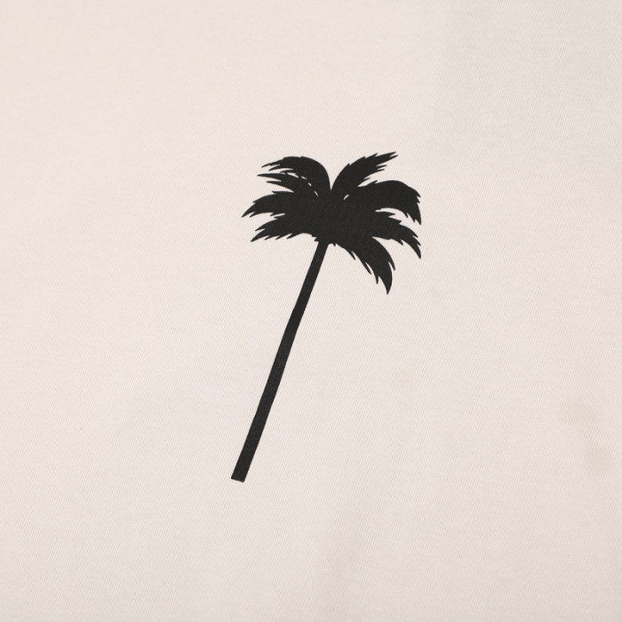 Lonely Coconut Graffiti Print Short Sleeve