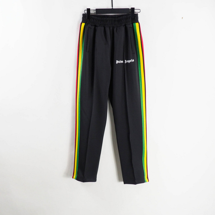 [Buy More Save More] Rainbow Stripe Jump Off Pants Beige&Black