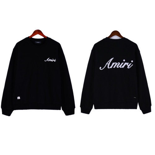 Hoodie with cursive letters on the back