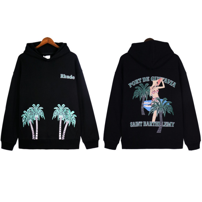 Sunset Coconut Grove Tropical Pullover Sweatshirt 2 colors