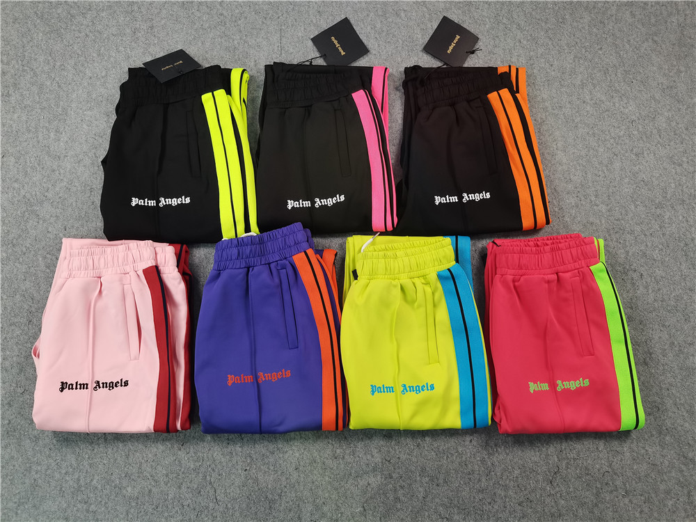 [buy more save more]new colorful striped trim school uniform pants 7 colors