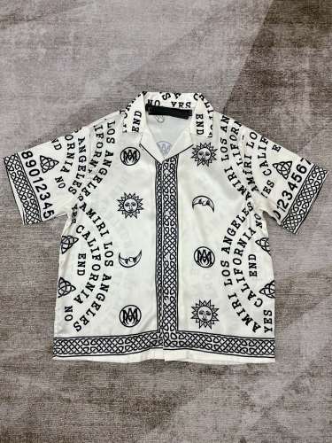 1:1 quality version Star alternating printed short sleeve  shirt