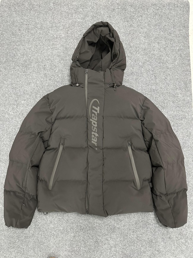 [buy more save more] 1:1 quality version Grey hooded casual down jacket