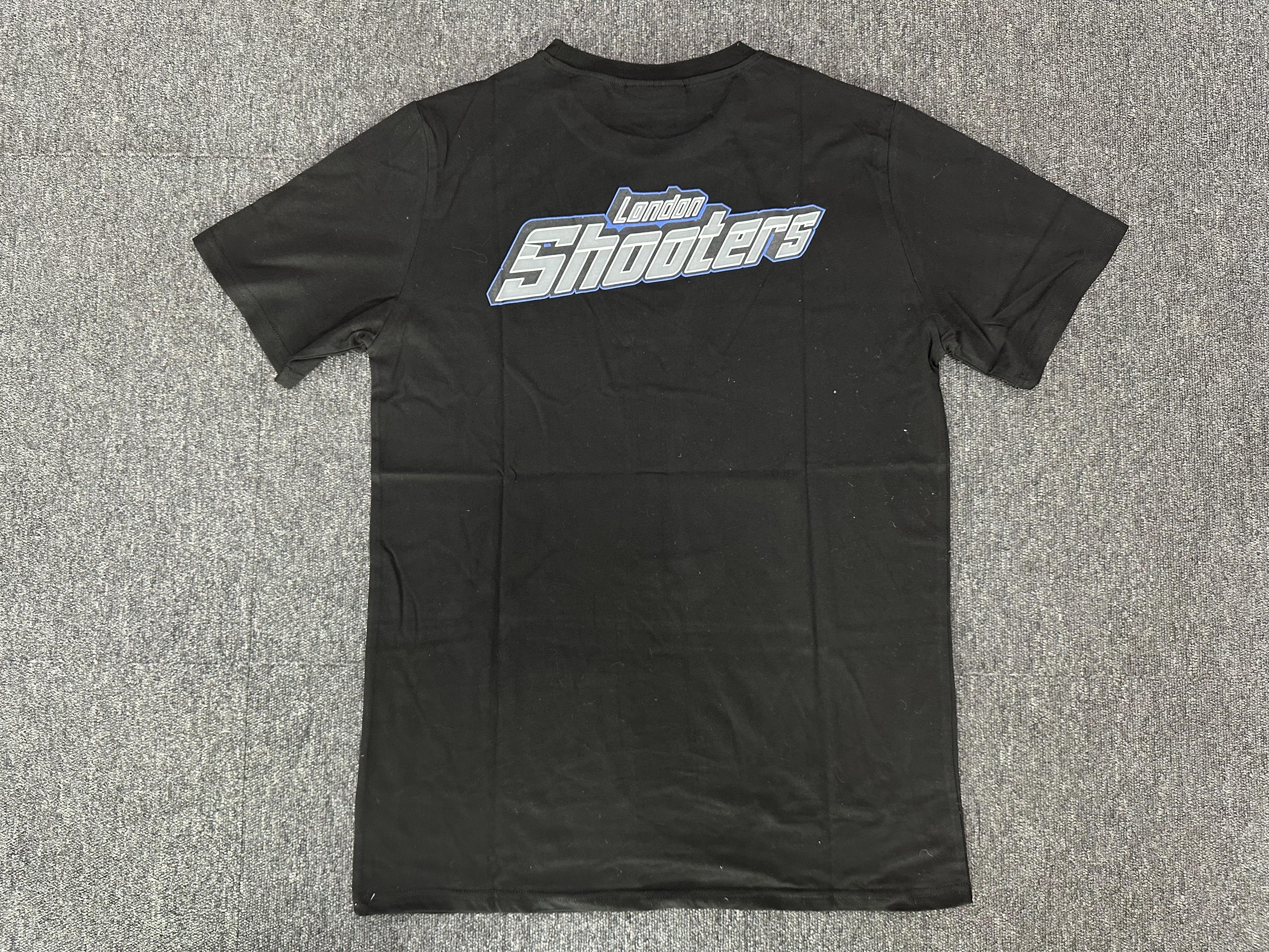 1:1 quality version tiger embroidered black tee