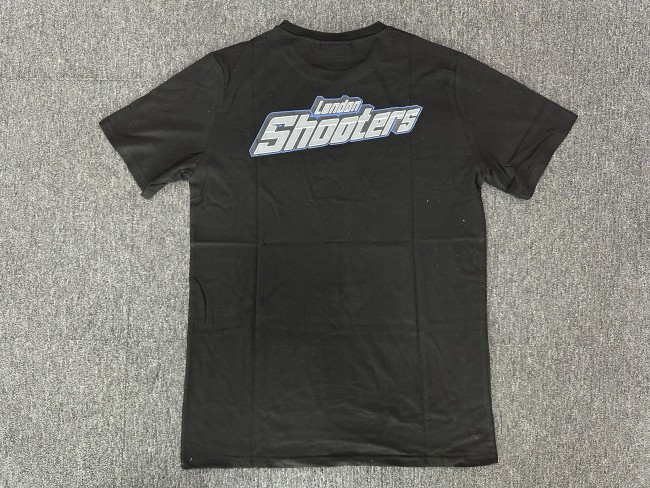 1:1 quality version Tiger Embroidered Black Tee