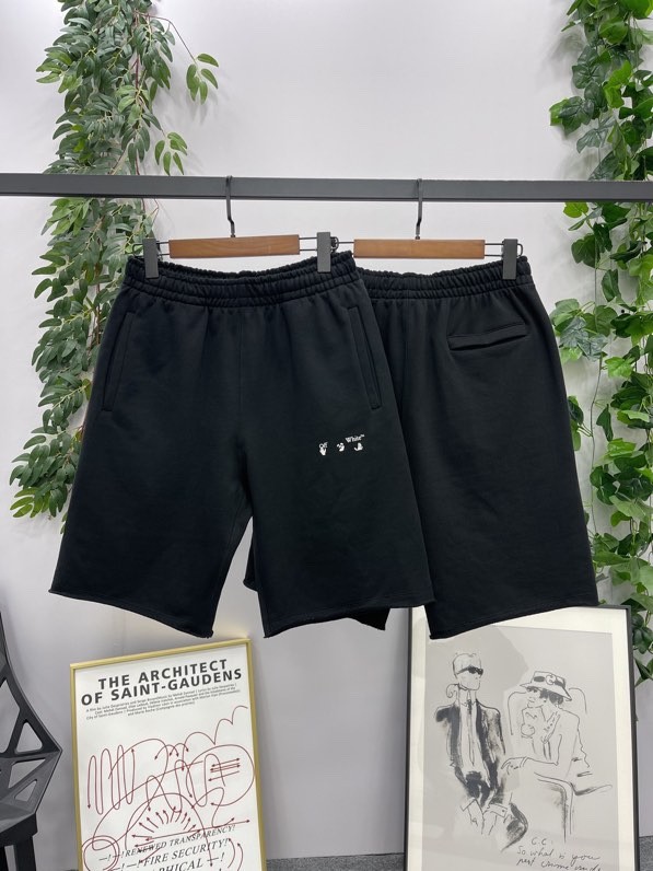 1:1 quality version Slogan logo short sweatpants  shorts