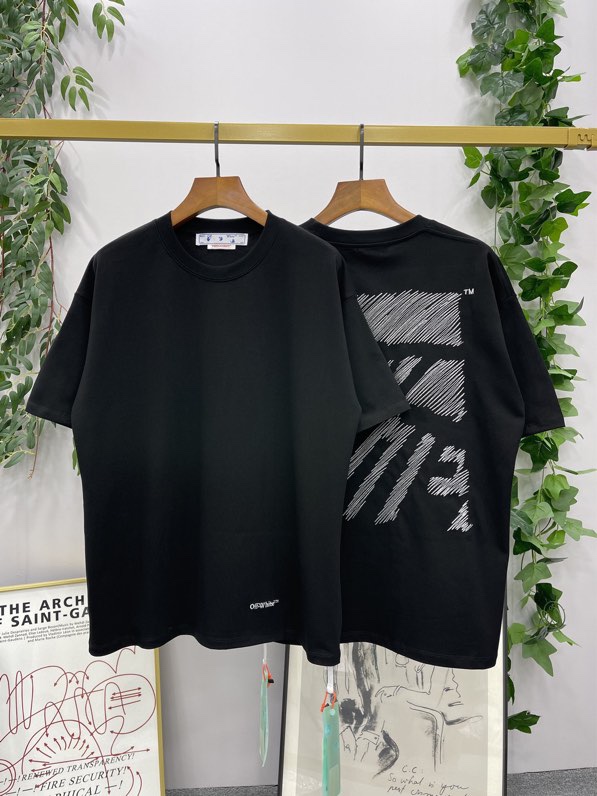 [oversized version]1:1 quality version embroidered irregular zebra style t-shirt