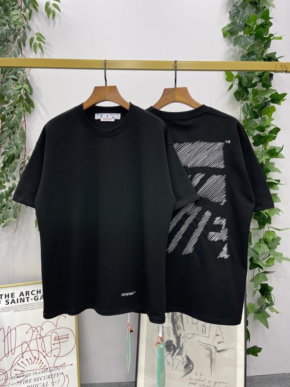 [oversized version]1:1 quality version Embroidered Irregular Zebra Style T-shirt
