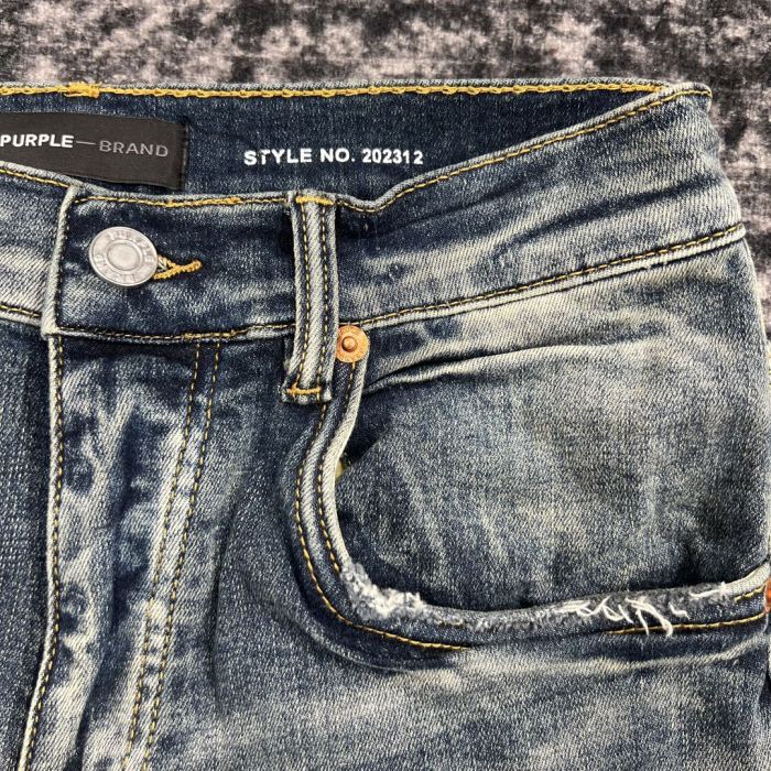 1:1 quality version Destroyed style distressed jeans