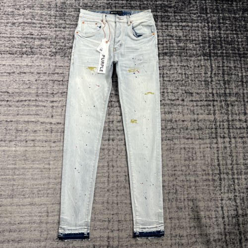 1:1 quality version Watercolor Splash Trendy Jeans