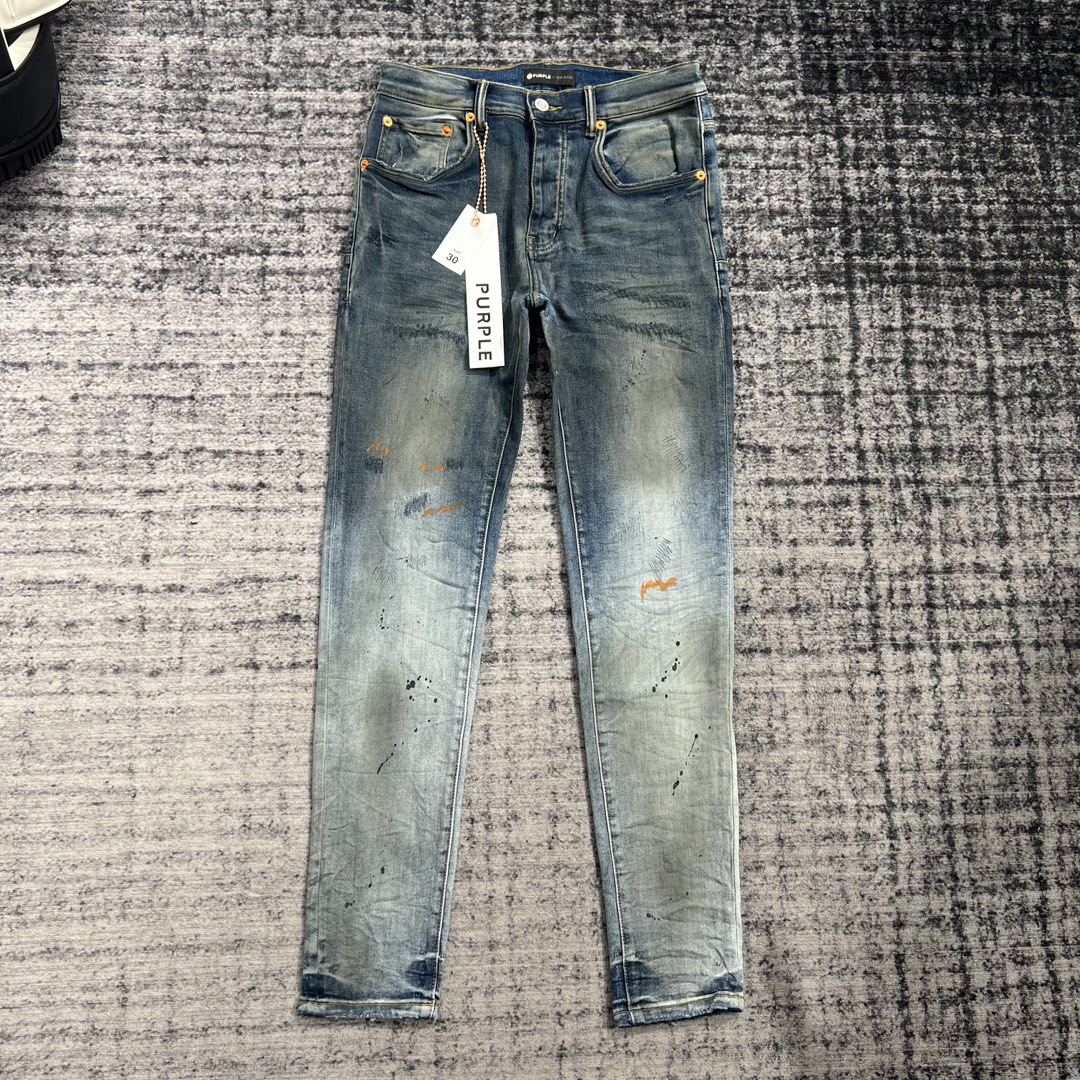 US$ 62.93 - 1:1 quality version Watercolor Ink Chained Jeans - www ...