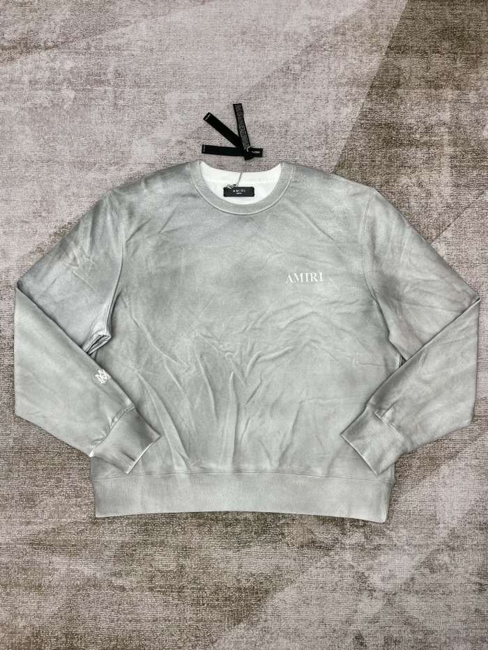 1:1 quality version Jet Colored Terry Crew Neck Sweatshirt