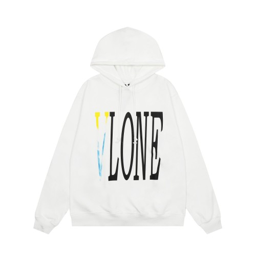 1:1 quality version Big V Blue and Yellow Tie-Dye Hoodie 2 Colors
