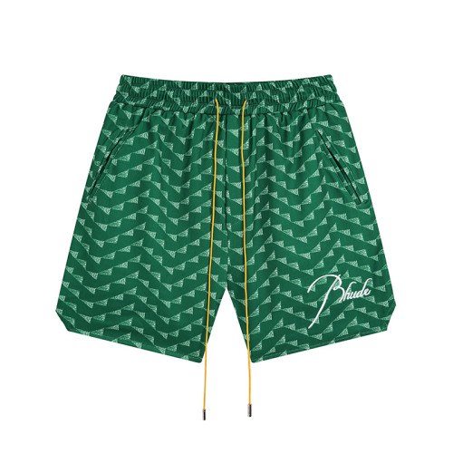 Monogrammed embroidered geometric shorts 3 Colors