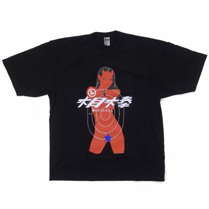 1:1 quality version Red Devil Print Tee 2 Colors