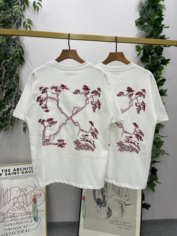 1:1 quality version Year of the Rabbit limited print short sleeve T-shirt