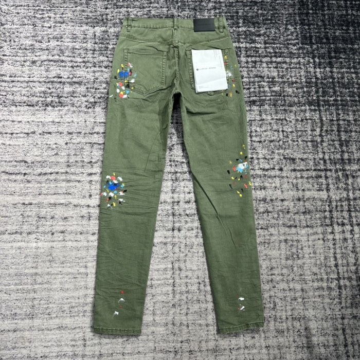 1:1 quality version Army Green Personalized Graffiti Sweatpants