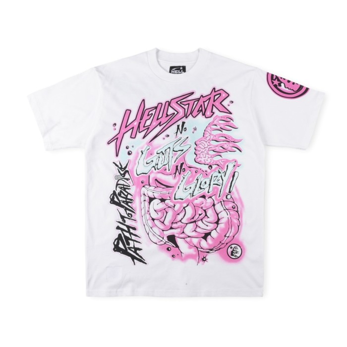 1:1 quality version Vivid Body Structure Print Tee