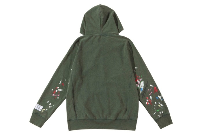 [buy more save more]1:1 quality version Splash ink hand-painted print washed and distressed Hoodie