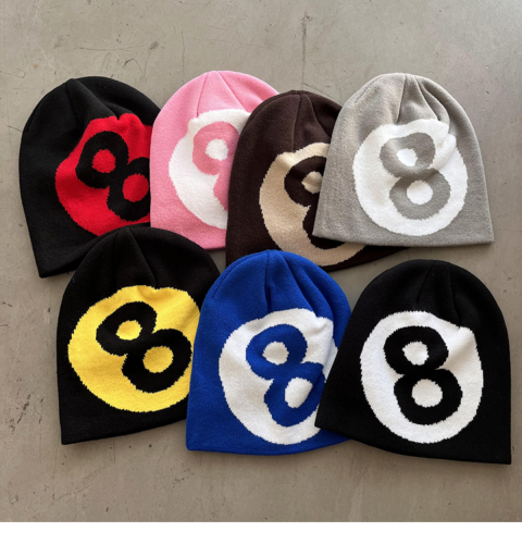 No. 8 Billiards Creative Cold Caps 7 colors