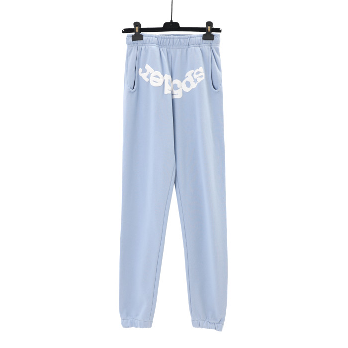 Bold font on front Foam printed pants 3 Colors
