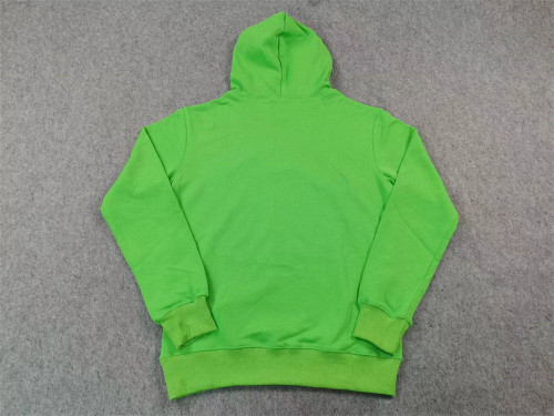 Young Thug Sp5der-White letters green hoodie