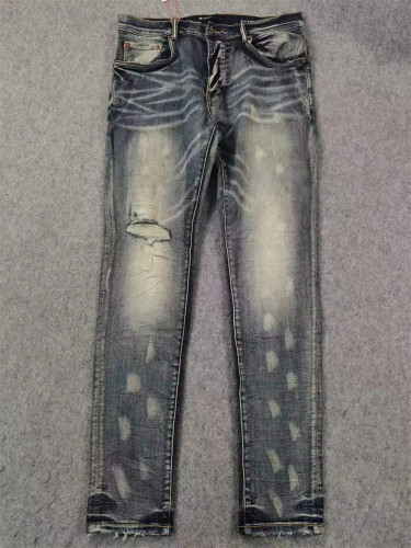 1:1 quality version Destroyed style distressed jeans