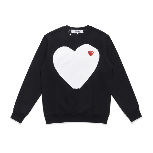 1:1 quality version Hollow-out love inclusive crew-neck hoodie