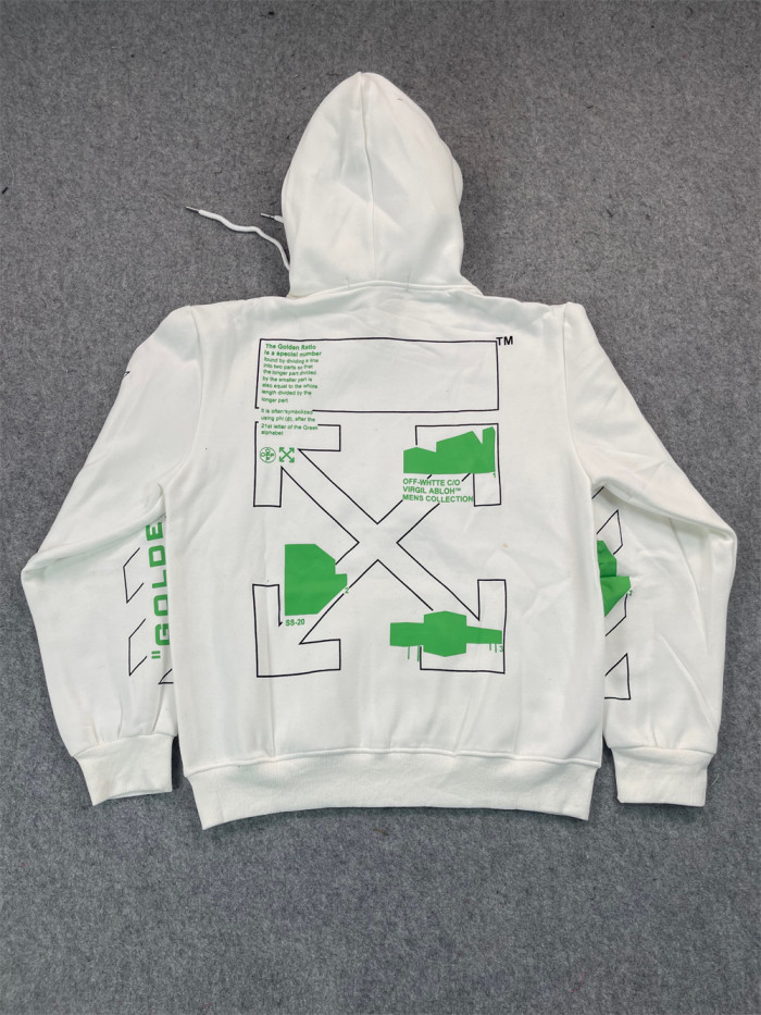 [Buy more save more] Green printed arrow hoodie