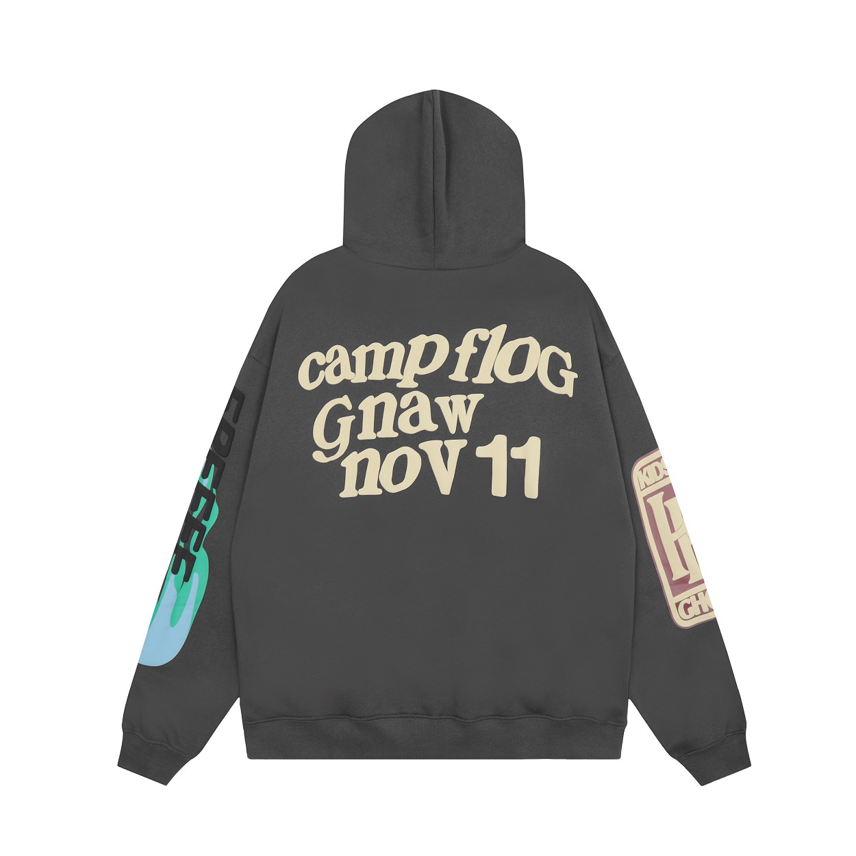 letter love foam hoodie hoodie