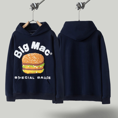 Foam letter hamburger hoodie