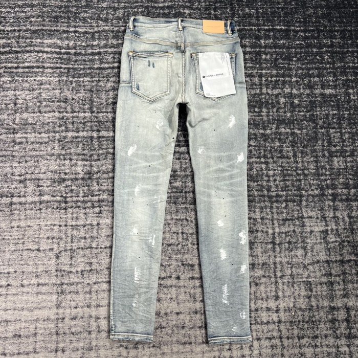 1:1 quality version Hipster frayed anti-aging slim fit jeans