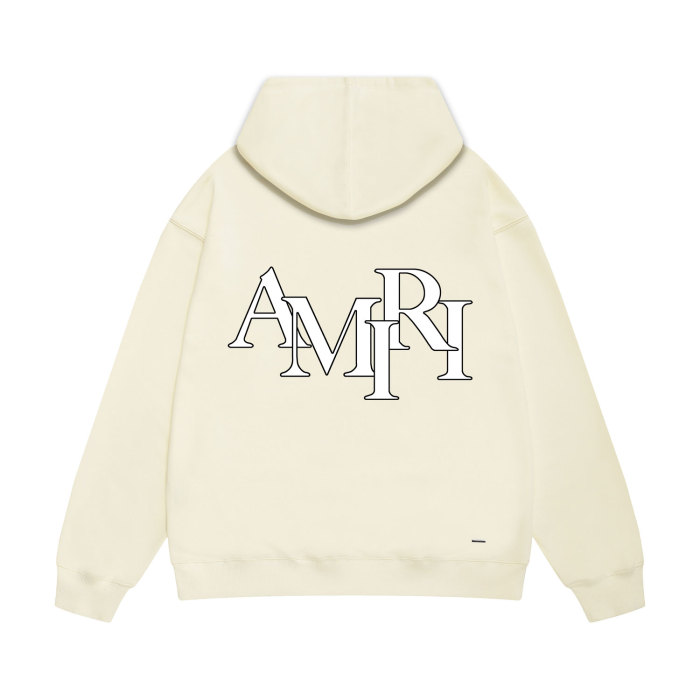 Overlapping Letter Print Hoodie 18 colors