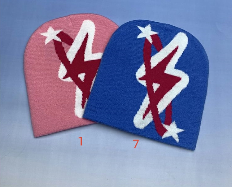 [buy more save more] lightning spider web cloud punk knit cold hat 9 colors