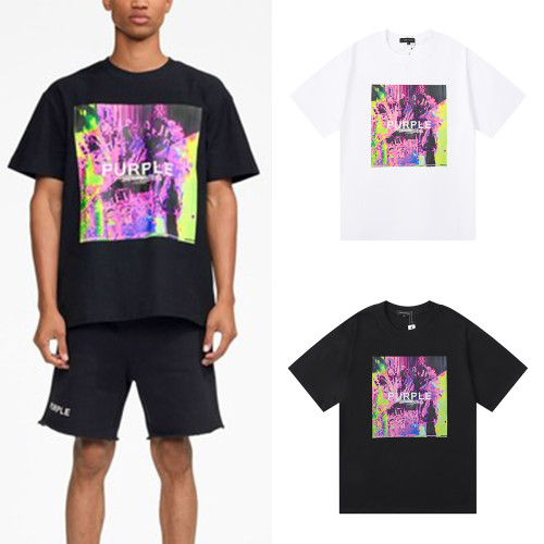 Abstract Elements Printed Casual Tee 2 colors