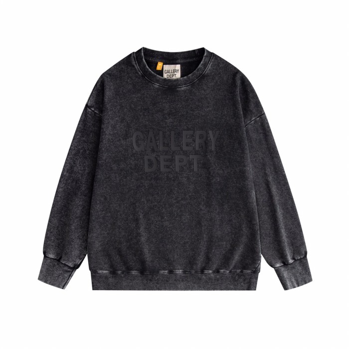 Crew neck sweater with three-dimensional print 5 colors