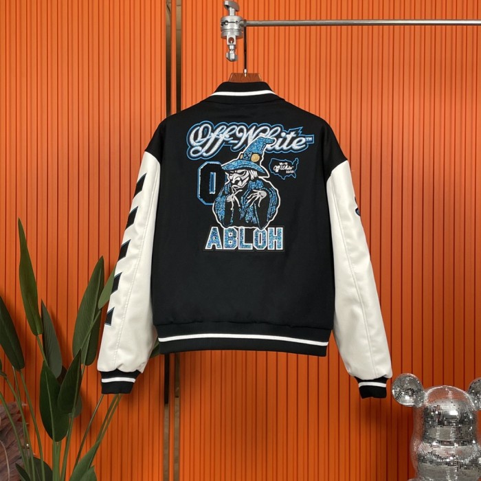[Buy More Save More][Including comparative images of RepDog and other seller] 1:1 quality version Key Witch Stamped Baseball Jacket