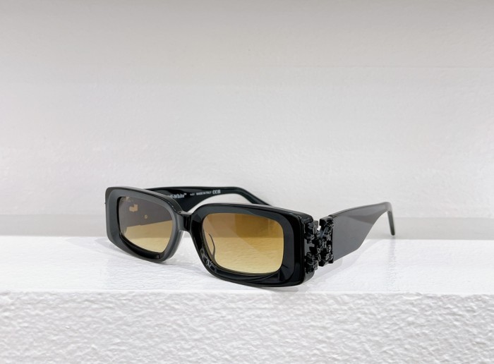 1:1 quality version Rectangular thick frame sunglasses 6 colors