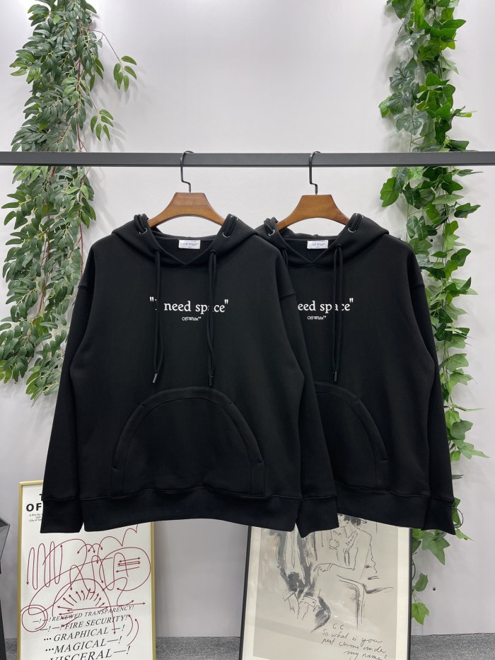 [buy more save more] 1:1 quality version Small letter logo hooded sweatshirt