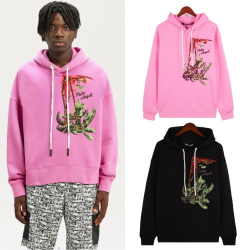 Flame Palm Embroidered Hoodie 2 colors