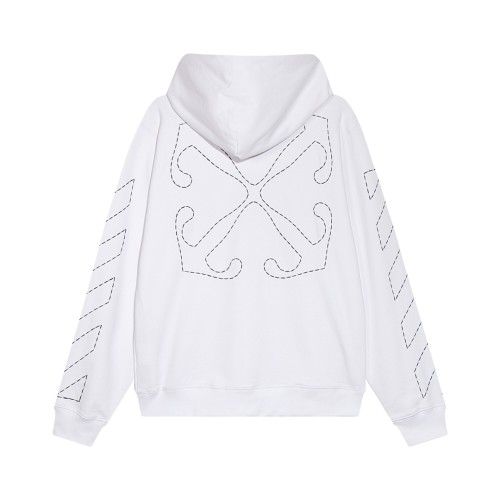 [buy more save more] Sickle sketch technique large embroidered hooded sweatshirt 2 colors