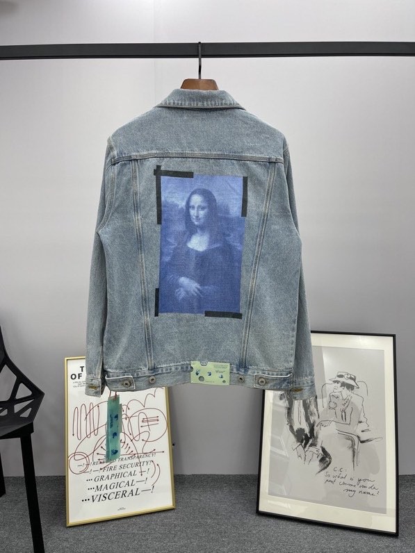1:1 quality version Mona Lisa denim jacket