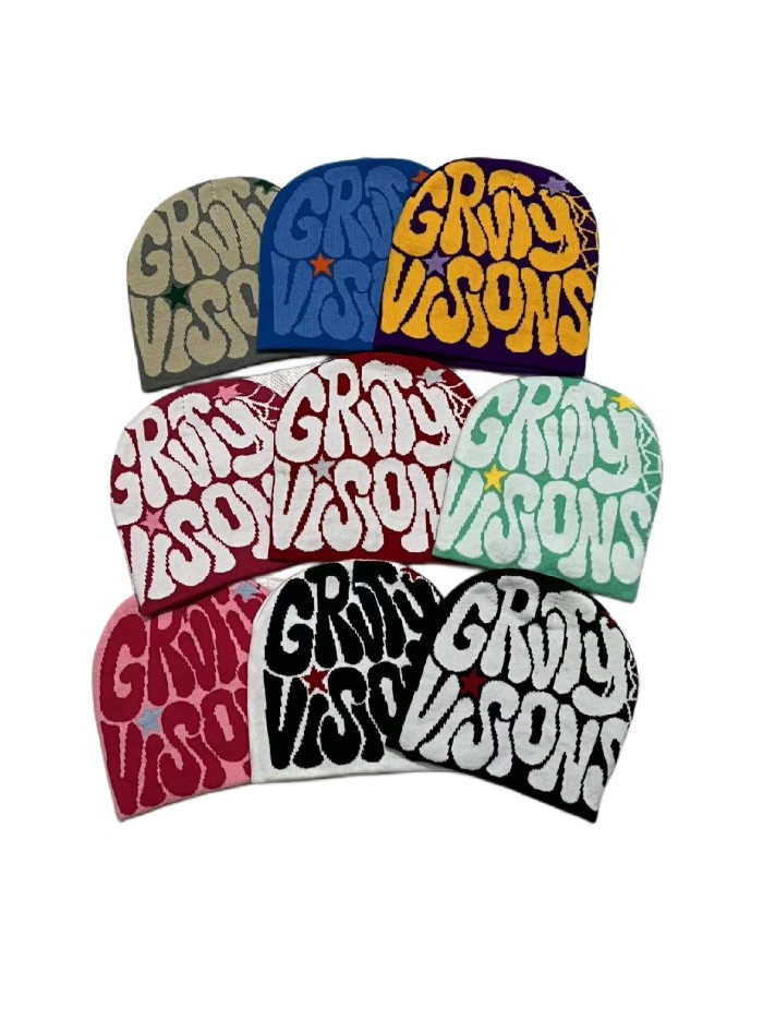 [buy more save more]Knitted Europe and the United States wool cap letters jacquard 9 colors