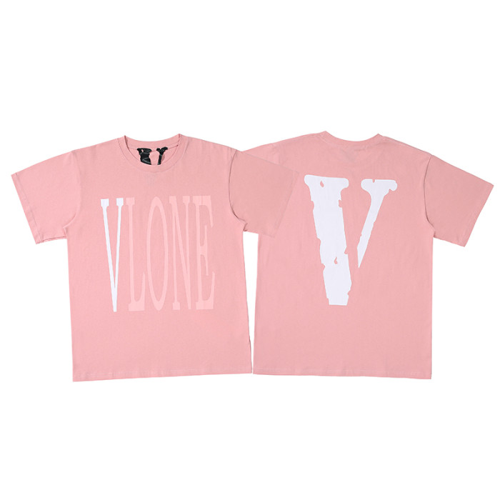 Pink with White Lettering Fitted Short Sleeve tee