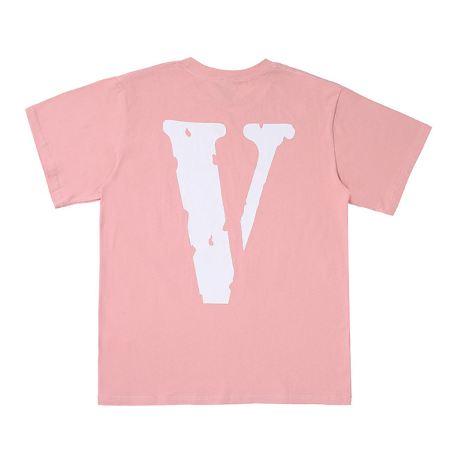 Pink with White Lettering Fitted Short Sleeve tee
