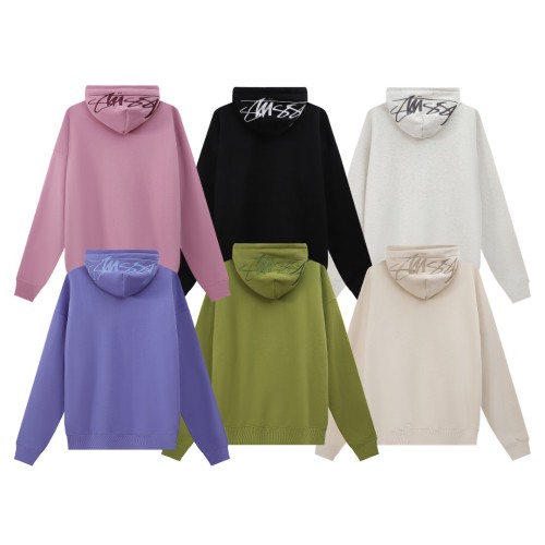 Hooded embroidered padded hoodie 6 colors