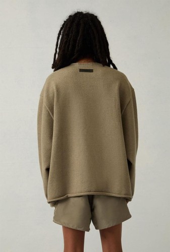 1:1 quality version Pullover Appliquéd Rolled Sweater 4 colors