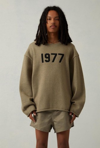 1:1 quality version Pullover Appliquéd Rolled Sweater 4 colors