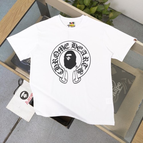 [Buy More Save More] 1:1 quality version Ape head cross pattern printed tee 2 colors